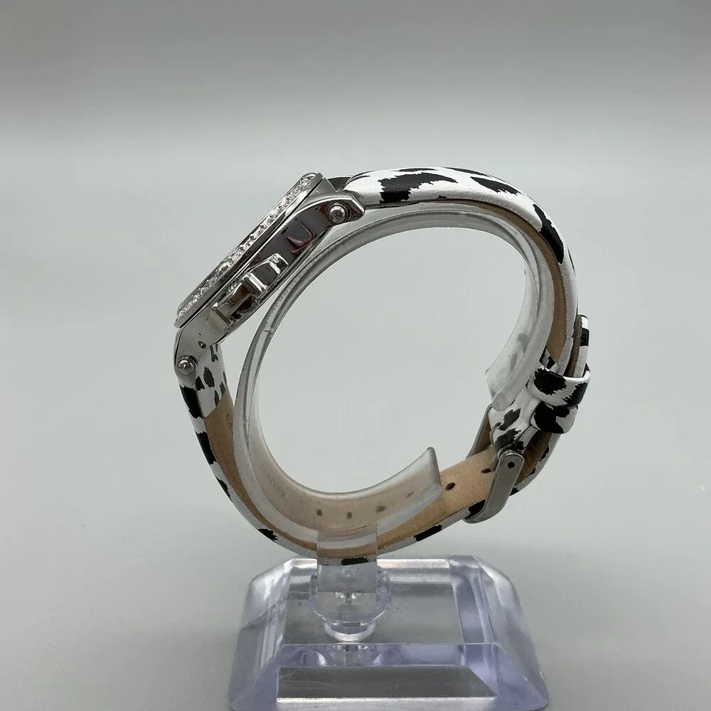 Betsey Johnson Womens Watch 36mm Dalmatian Print Band BJ0031-09 New Battery